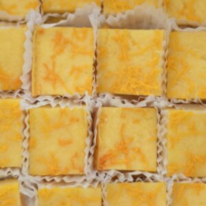 A grid of cheese bars